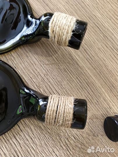 Бутылки расплющенные для сервировки