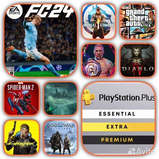 Игры для PlayStation 4/5 Подписка PS Plus