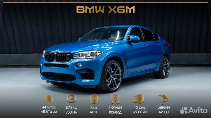 Аренда/Прокат BMW X6M