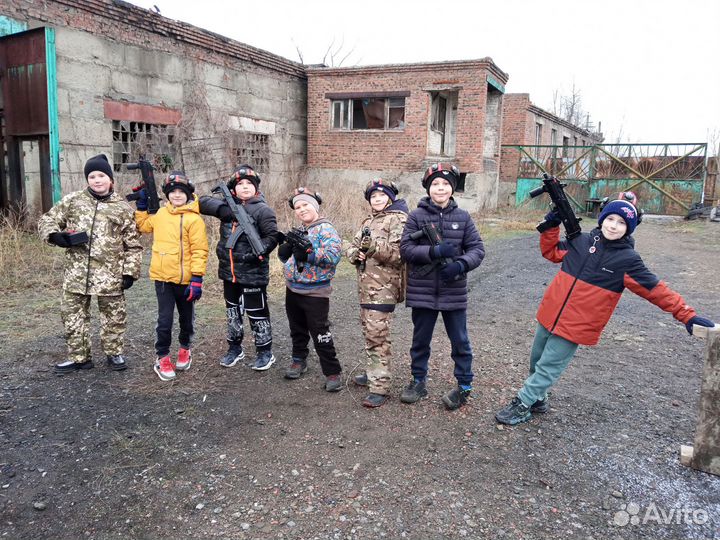 Лазертаг на Выезд, Любое место, 12 бойцов