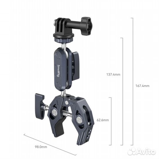 Smallrig 3757B струбцина Clamp + Magic Arm