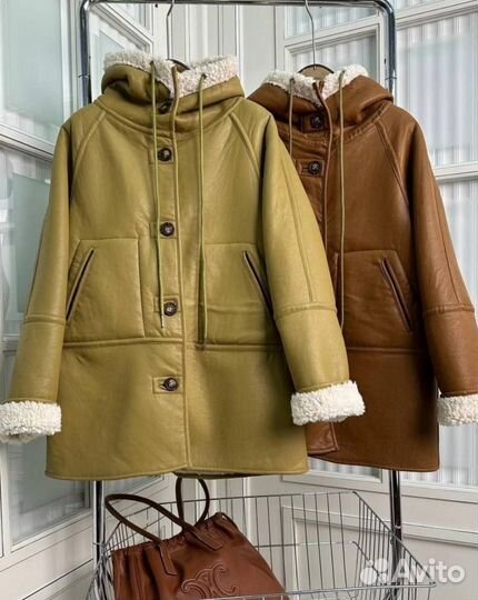 Дублёнка женская двухсторонняя зимняя