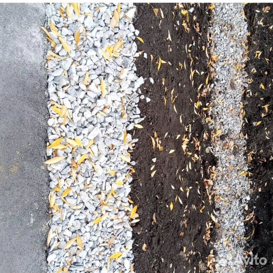 Щебень гранитный на парковку