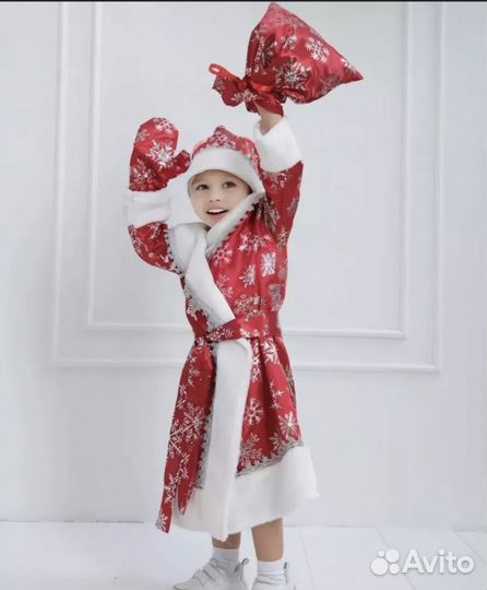 Костюм деда мороза 104-110