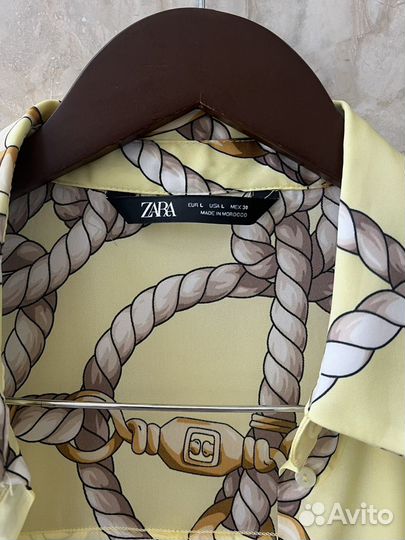 Красивейшая блузка рубашка Zara L оригинал