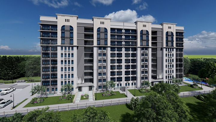 2-к. квартира, 64,4 м², 7/10 эт.