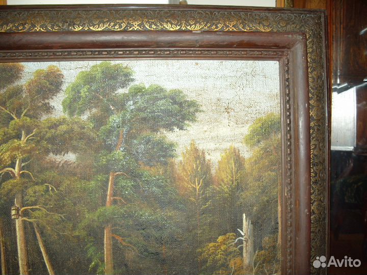 Картина старинная, антикварная