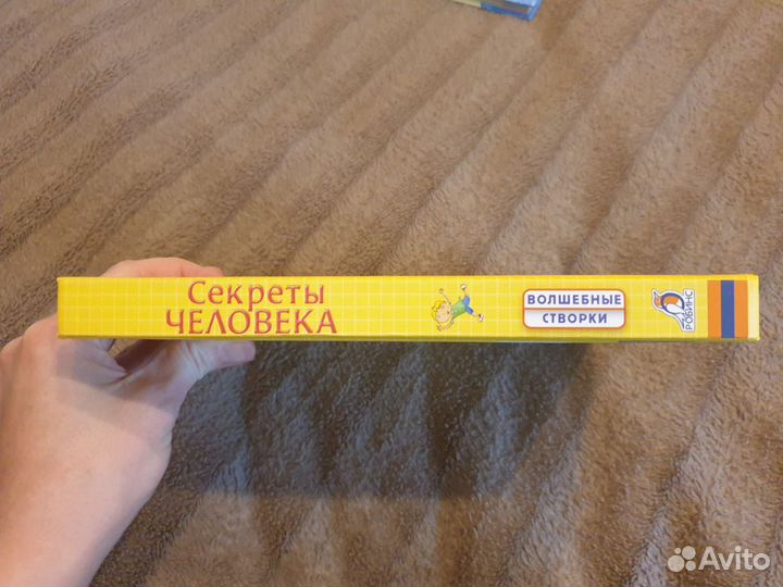 Детские книги. Секреты человека. Книга с окошками