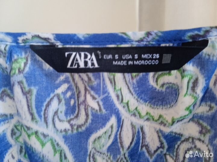 Летняя блузка Zara хлопок