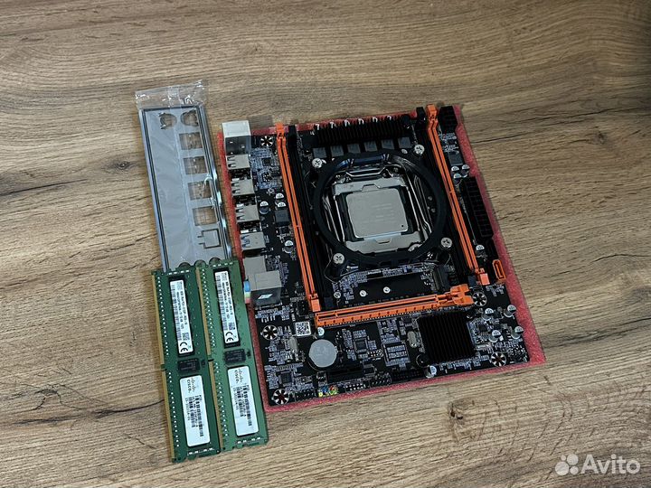 Комплект 12 ядер Xeon 2670v3+x99H+16gbddr4