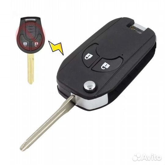 Корпус выкидного ключа Nissan Juke Qashkai Micra