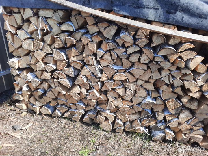 Дрова колотые берёза сухие самовывоз