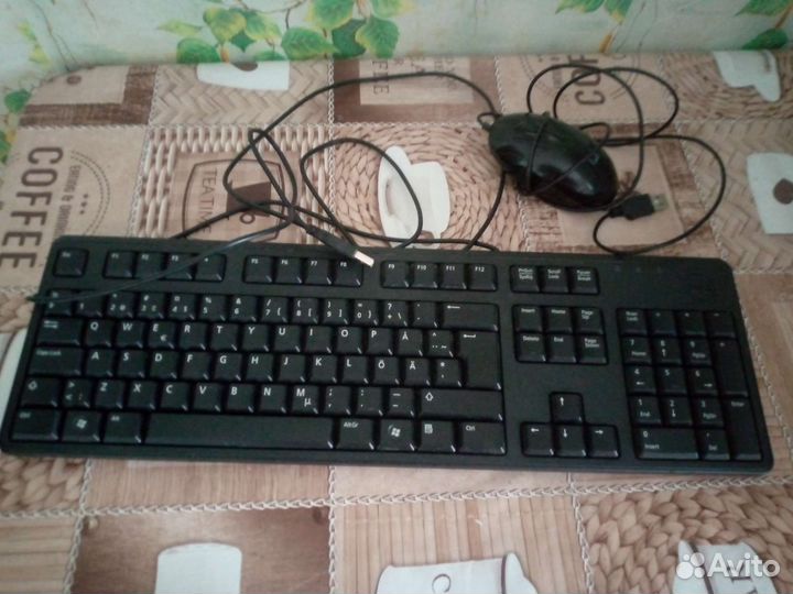 Компьютера клавиатура и мышка