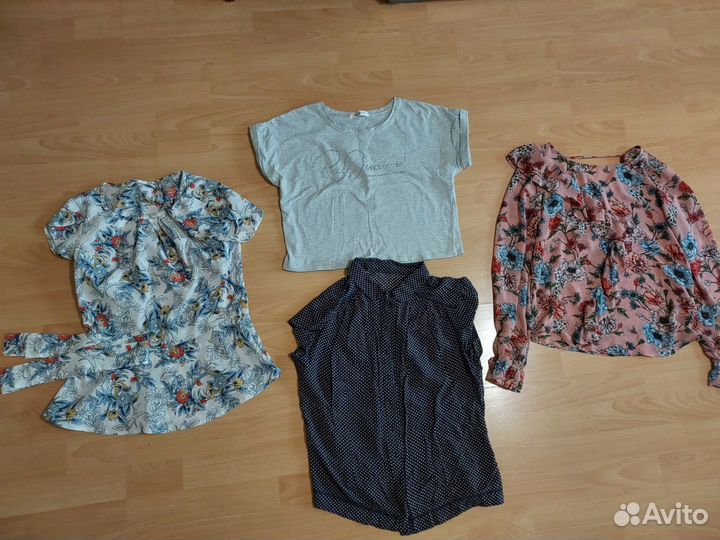 Летние базовые вещи пакетом комплект 44-46 р
