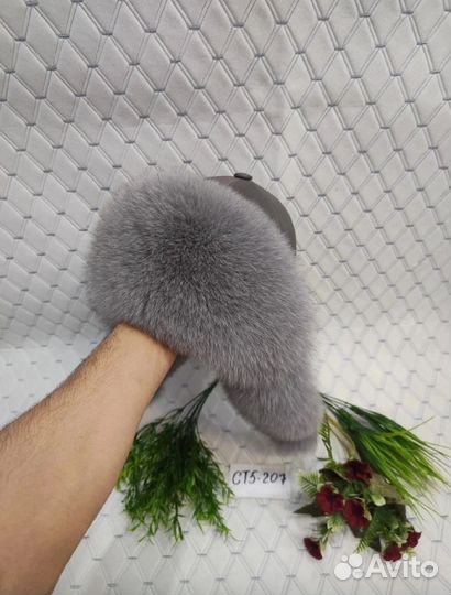 Женская шапка ушанка из натурального меха, новая