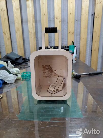 Резка лазером по дереву, фанере