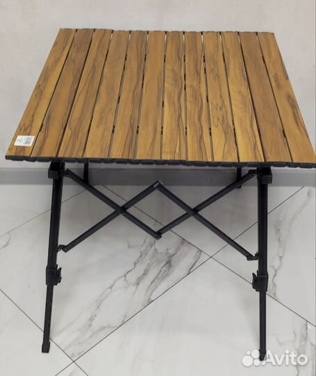 Стол туристический, под дерево, выдвижные ножки