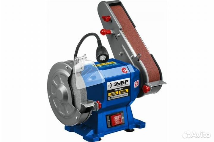 Заточной станок с шлифовальной лентой зубр