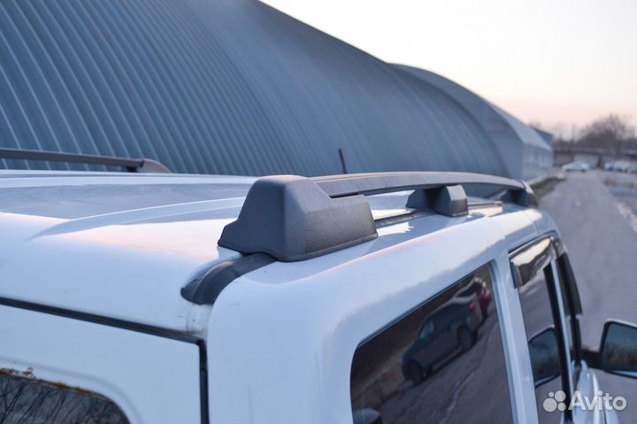 Рейлинги УАЗ Патриот на водосток (без сверления)