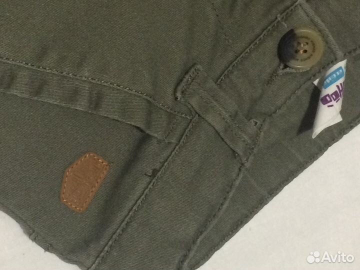 Брюки для мальчика зеленые р.110