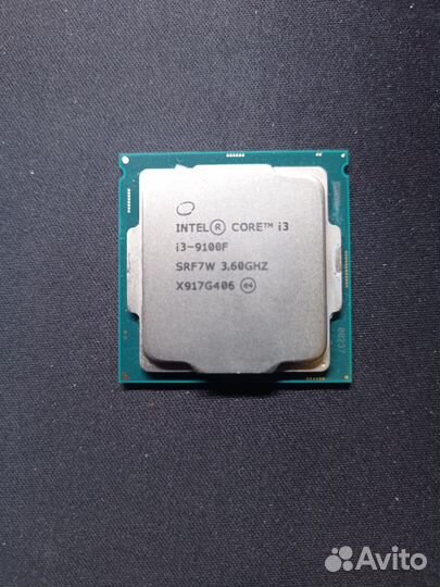Процессор intel core i3-9100F