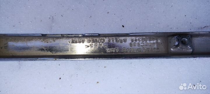 Митсубиси лансер.хромированный молдинг на бампер