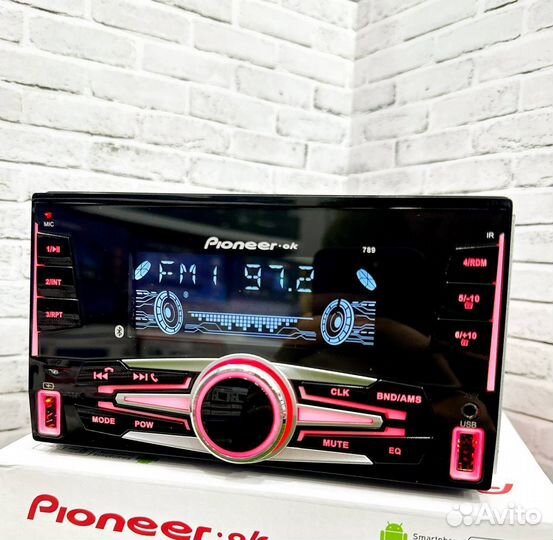 Магнитола 2 din pioneer 4RCA DSP арт867