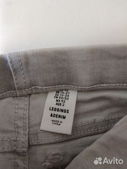 Джинсы леггинсы hm 92