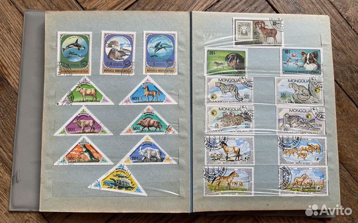 Альбом почтовых марок СССР (животные)