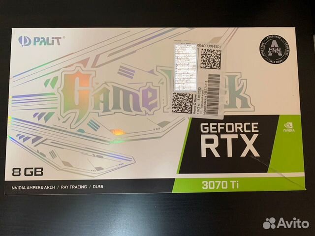 Видеокарта Palit RTX 3070Ti GameRock купить в Москве | Электроника | Авито