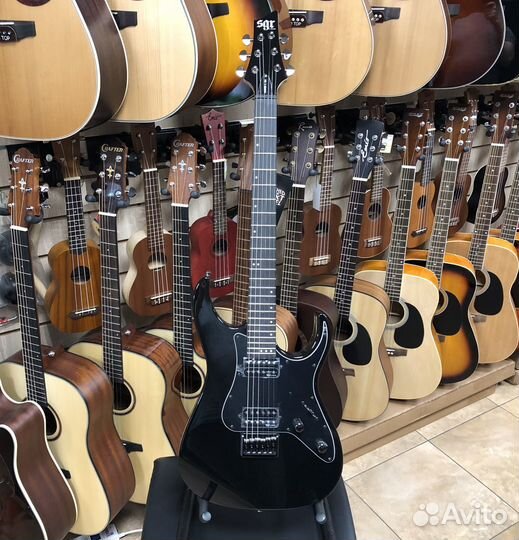 Электрогитара schecter SGR banshee-6 BLK с чехлом