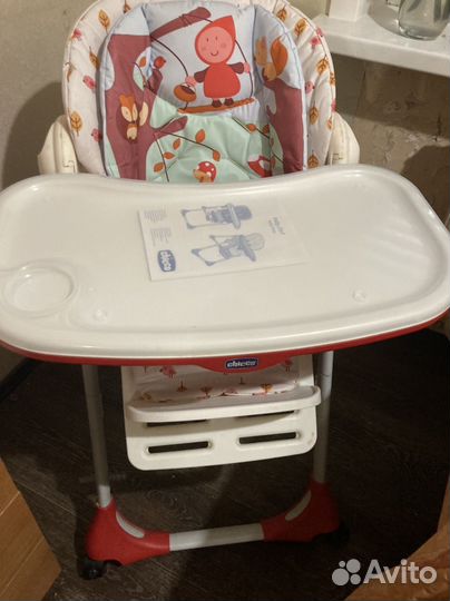 Стул для кормления chicco polly