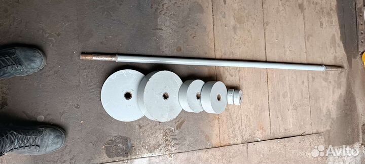 Штанга гриф блины бу