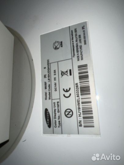 Монитор Samsung SyncMaster 960BF