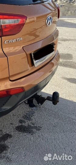 Фаркоп на hyundai creta под квадрат