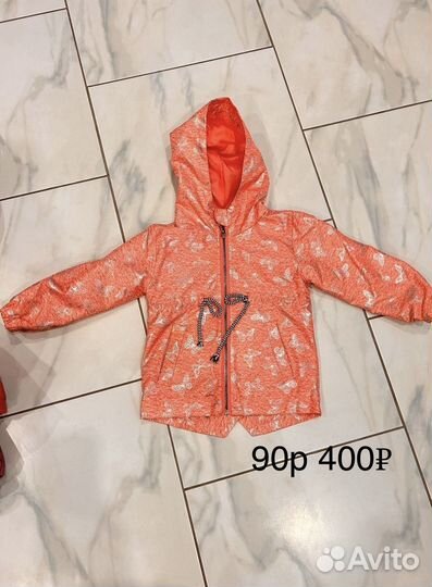 Куртка для девочки 90 100