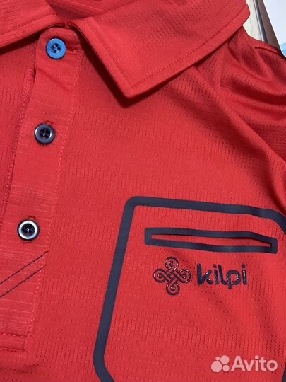 Поло рубашка муж M,L,XL «Kilpi» Givry. Red