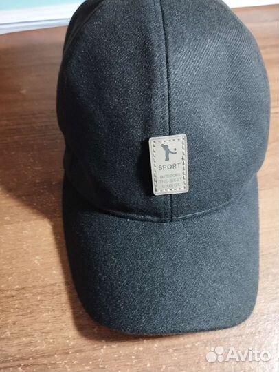 Бейсболка мужская зимняя