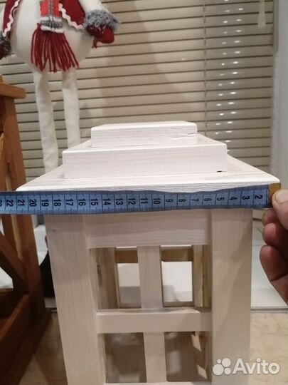 Новогодний фонарь декоративный