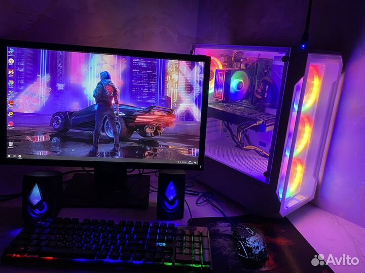 Игровой компьютер+Монитор+Девайсы