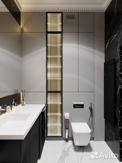 Стекло прозрачное Flutes (флутс, рифленое)