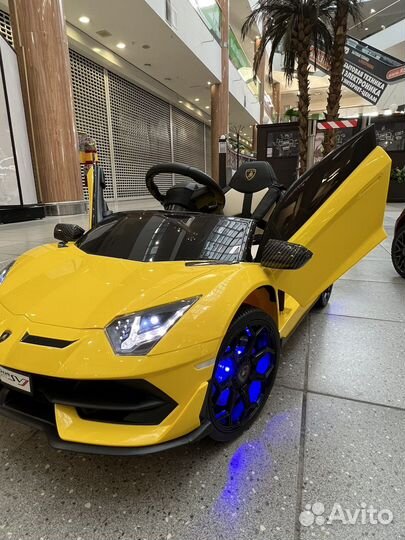 Электромобиль ламборгини авентадор, с пультом