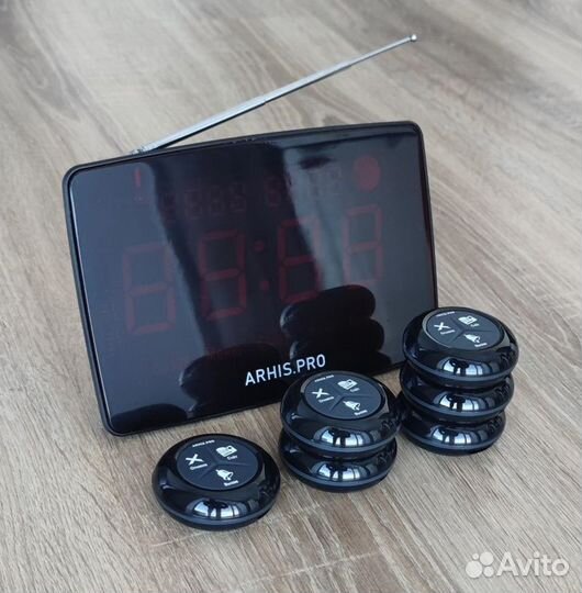 Табло и кнопка вызова персонала для кафе