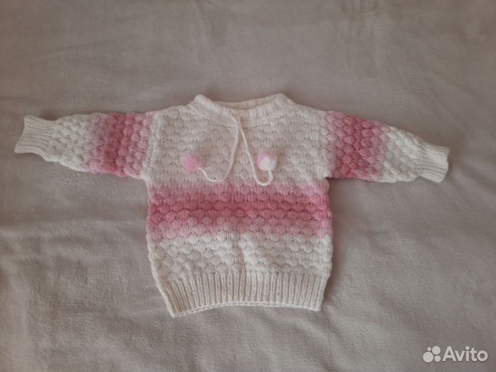 Костюм свитер, штаны, шапка на 2-3 года