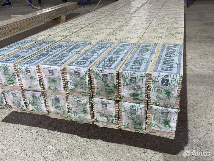 Евровагонка сорт В 100х12,5х3000