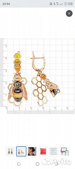 Серьги серебро