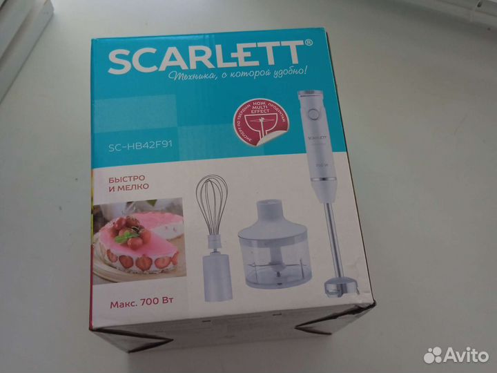 Блендер погружной scarlett неисправный