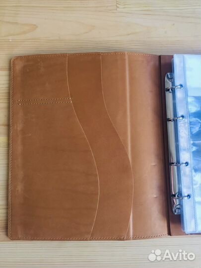 Альбом для коллекции банкнот натуральная кожа