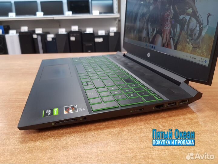 Игровой Ноутбук HP 15, Ryzen 5 3550H, GTX 1650