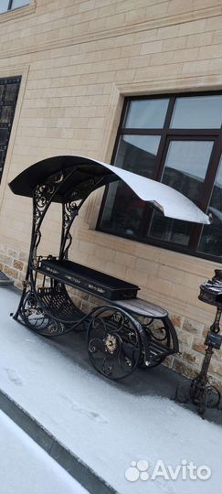 Мангал в виде саней